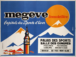 Affiches vintage Megève